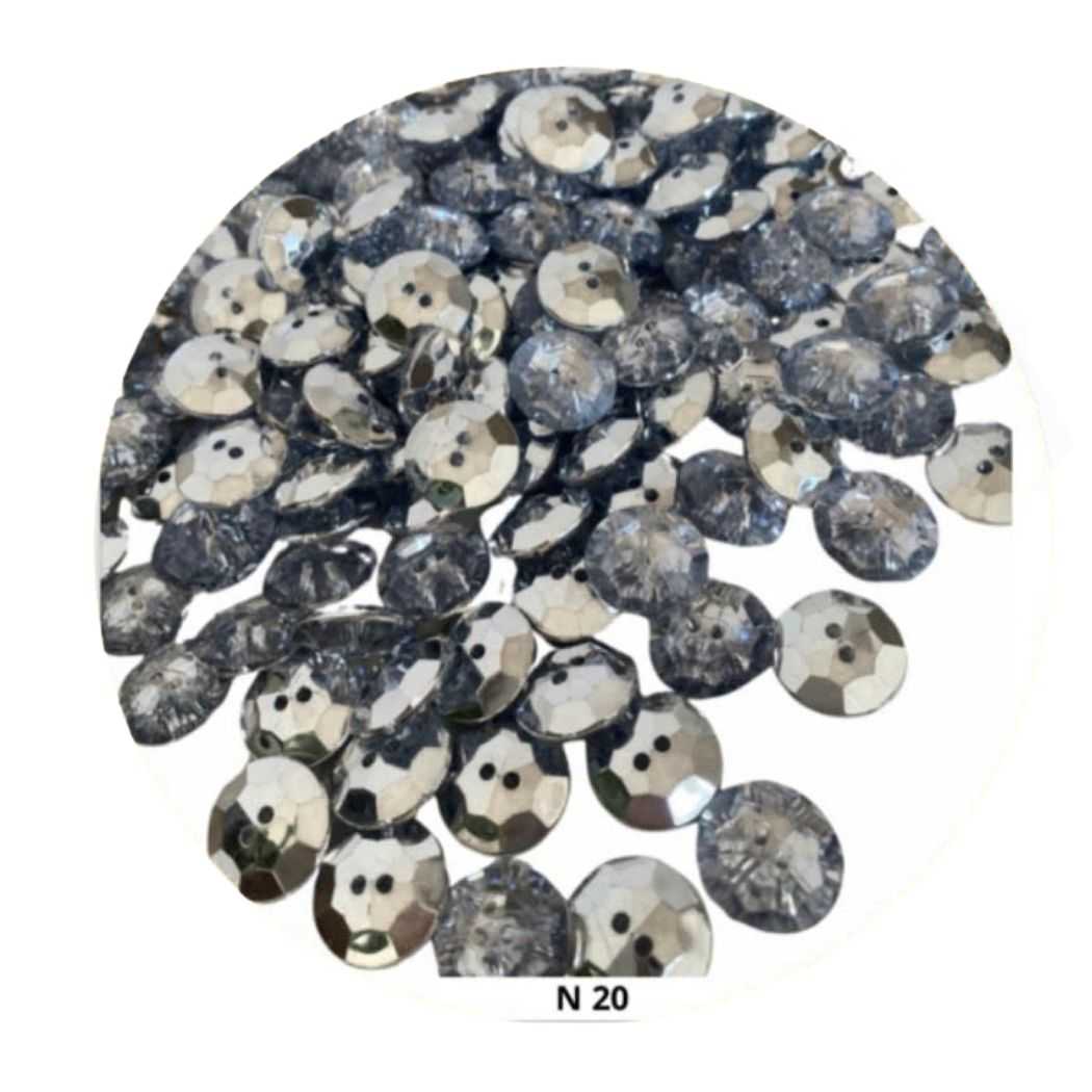 Botão em Strass Nº 20