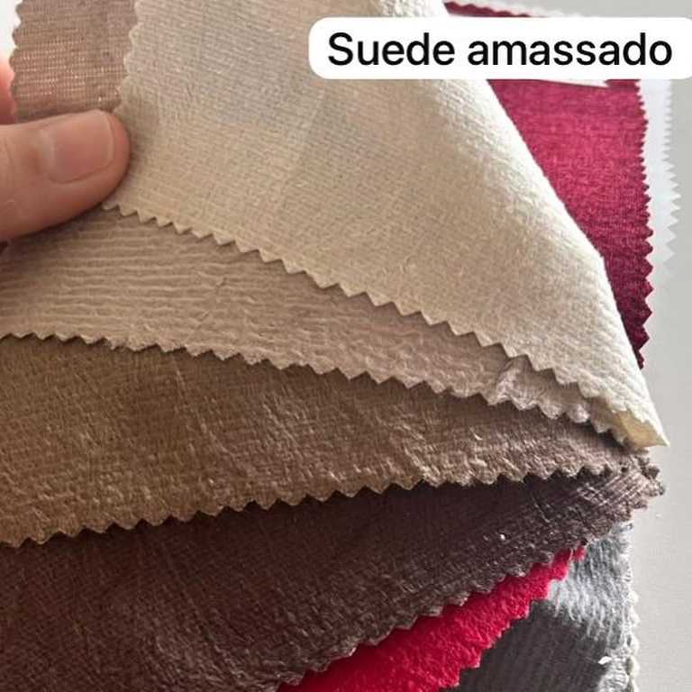 Tecido Suede Amassado